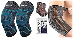 Buy Boldfit Knee Support for Men Knee Sleeves Braces Pair- 1 Pair ...