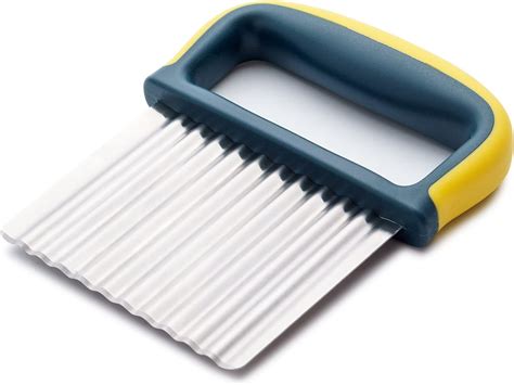 Crinkle Cutter Knife, Potatoes Crinkle Fry Cut and Vegetable Cutter for ...