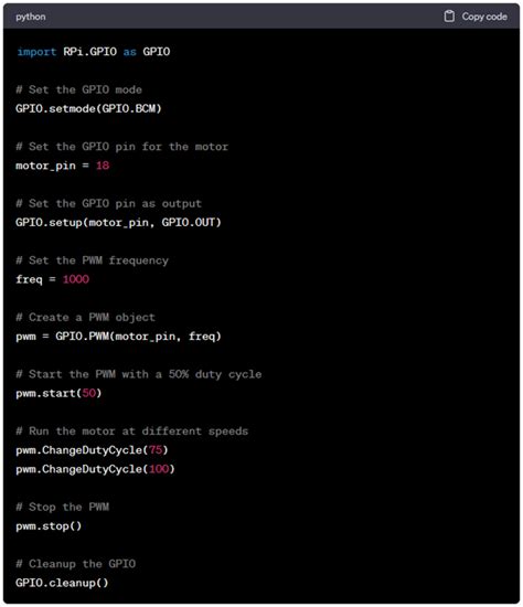 Image result for Make Motor Run by Python