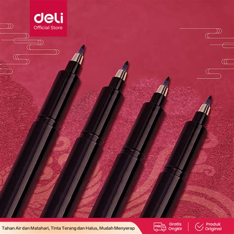 Jual Deli Calligraphy Pen/Pulpen Pena Kaligrafi Tebal&Mudah Menyerap ...