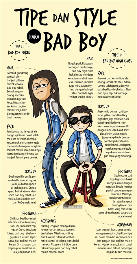 Kenali Ciri-Ciri Bad Boy lewat Penampilannya Sehari-hari - zetizen.com