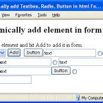 Image result for JavaScript Dynamically Add and Remove HTML