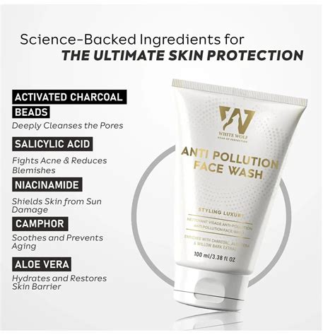 Anti Pollution Face Wash | Charcoal Face Wash for Oily Skin – White ...