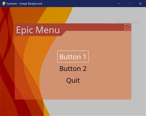 Image result for Pygame Menu Tutorial