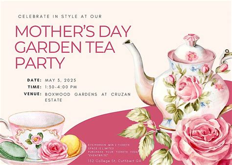 Mother’s Day Garden Party, 152 College St, Cuthbert GA, 3 May 2025 ...
