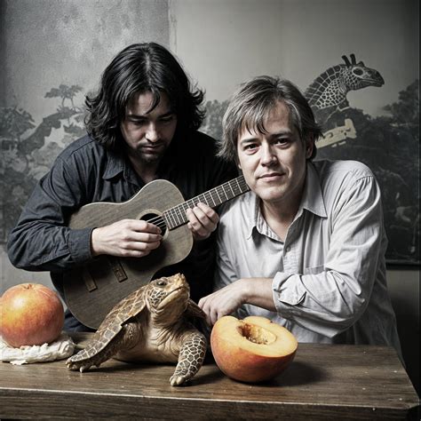 random sentence gen - Surreal Scene of a Turtle Eating Waffl...