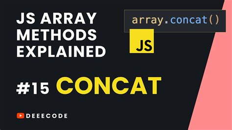 Image result for Array Concat Method in JavaScript