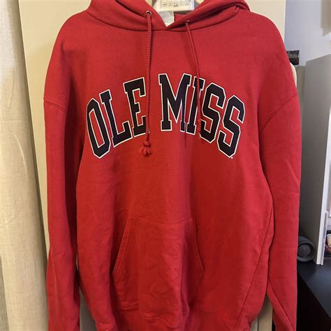 Ole Miss rebels hoodie. Champion hoodie. Perfect... | Depop