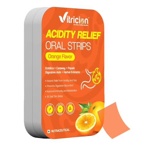 Quick and Immediate Heartburn Relief | Acidity Relief Oral Strips