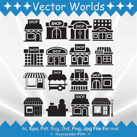Shop Local SVG Vector 的图像结果