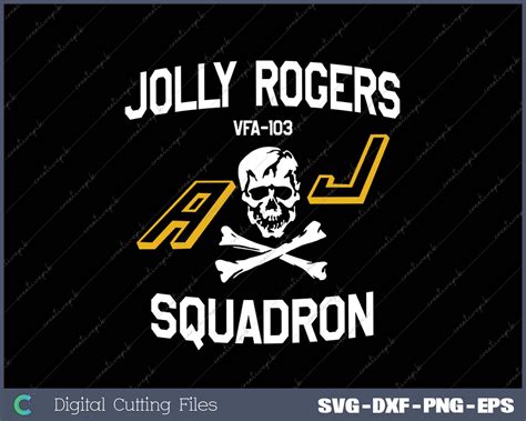 Jolly Rogers Strike Fighter Squadron VFA-103 Design SVG PNG Files ...