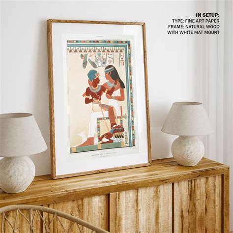 Amunof II and his governess: Buy Egyptian Paintings & Art Prints Online ...