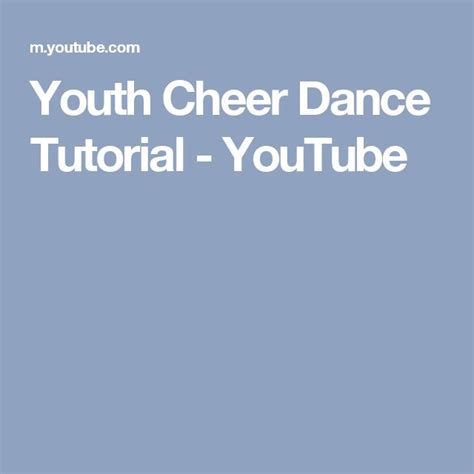 Image result for Cheer Dance Tutorial