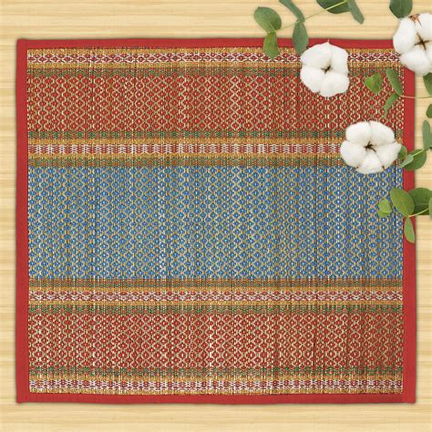 Natural River Grass Handcrafted Pooja Floor Mats/Meditation Prayer Mat ...
