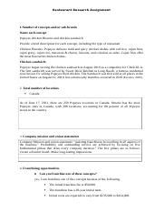 Image result for Restaurant Assignment