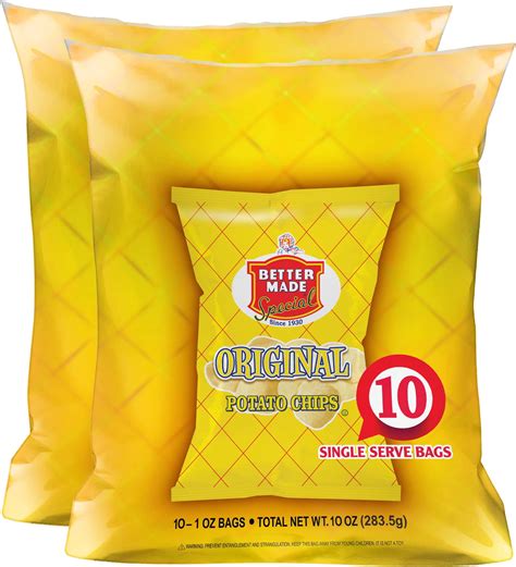 Amazon.com: Better Made Special Original Flavor Potato Chips 2 Ten ...