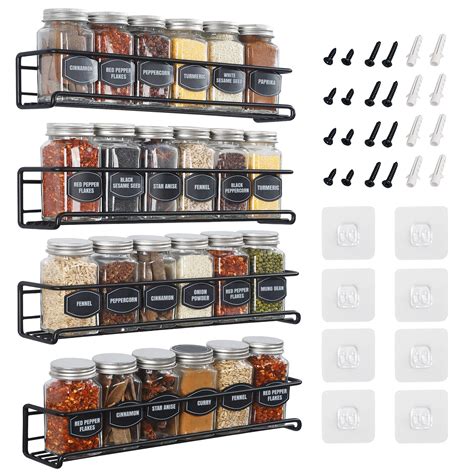 Spice Rack Black