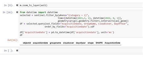 Esri Notebook Example 的图像结果