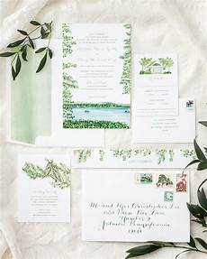Lakeside Wedding Invitations by Illustrated Lakeside Wedding Invitations Lakeside Wedding Invitations