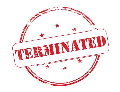 Image result for Terminated Sign Transparent