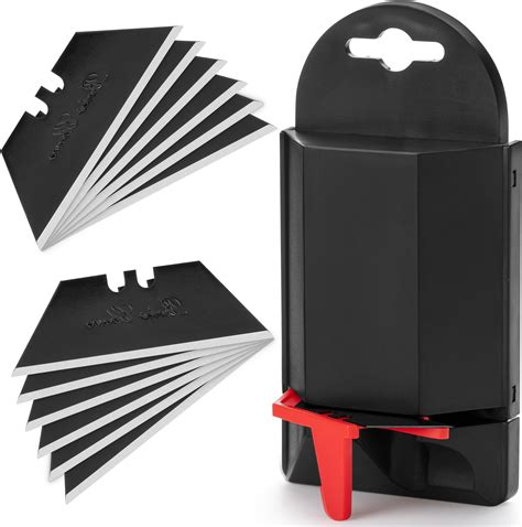 Amazon.com: Bates- Utility Knife Blades with Dispenser, 50 Pack, Carbon ...
