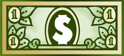 1 Dollar Bill Cliparts #2502531 | Clipart Library