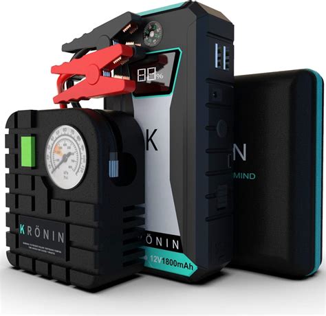KRONIN | Portable Jump Starter with Air compressor 6 India | Ubuy