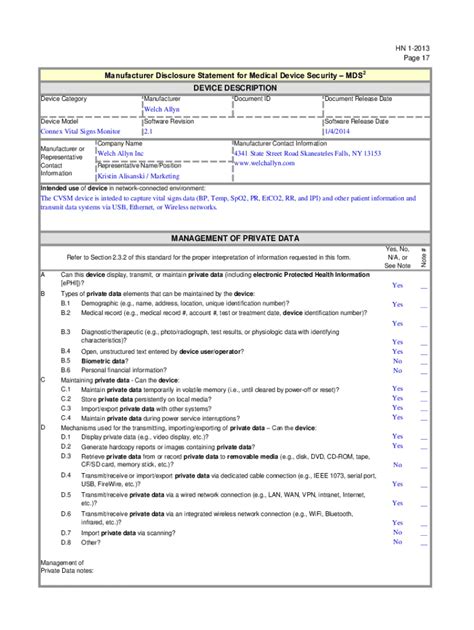 Fillable Online Connex Vital Signs Monitor Fax Email Print - pdfFiller