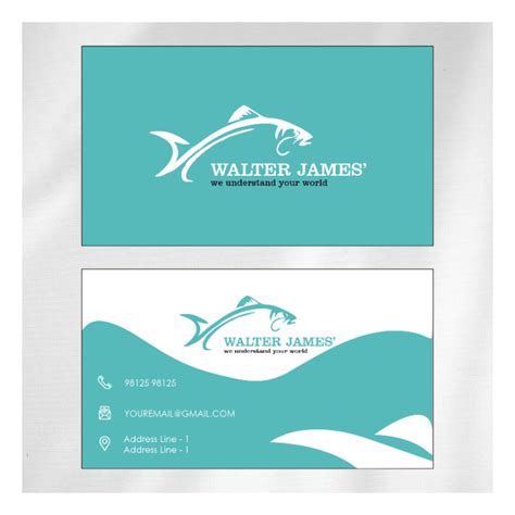 Fishshop Visiting Card Design 12
