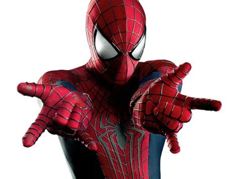 the amazing spider - man is making a gesture with his hands while ...