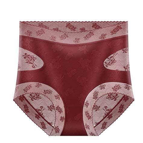 Agkizg Plus Size Womens Panties,Breathable Underwear for Women's Sexy ...