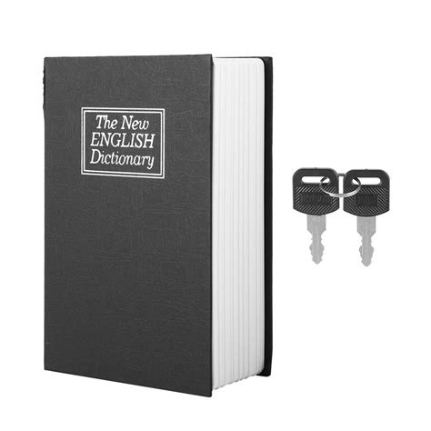 Buy Book Safe Box, Secret Dictionary Hidden Cash Money Box, Key Lock ...