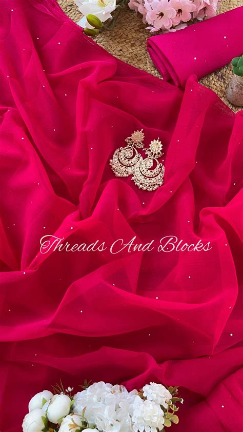 Rani Mukaish Saree – Threads & Blocks