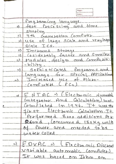 Image result for First Generation Computer Notes