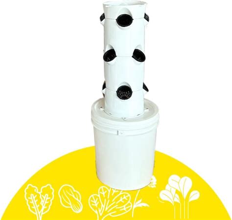 Green warrior 36-Plant Vertical Hydroponic & Aeroponic Tower System ...