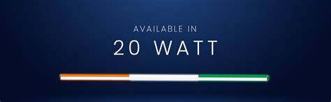 MAGIK Ultima Tiranga 20W LED Batten | Tricolor Batten in Indian Flag ...