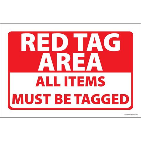 Image result for Red Tagging Items