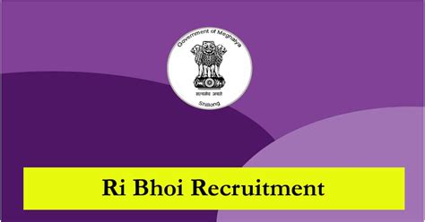 DC Ri-Bhoi Recruitment 2024 » 12 Forest Guard, Clerk & Other Posts