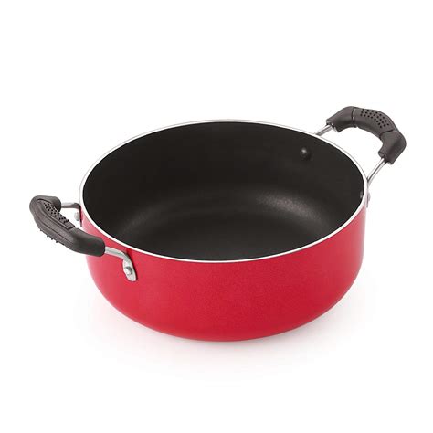 Buy Nirlon Non Stick Gas Compatible Aluminium Casserole with Bakelite ...