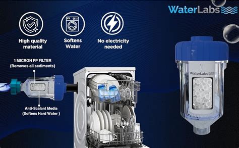 WaterLabs Dishwasher Filter for Hard Water & Sediments | Protects ...