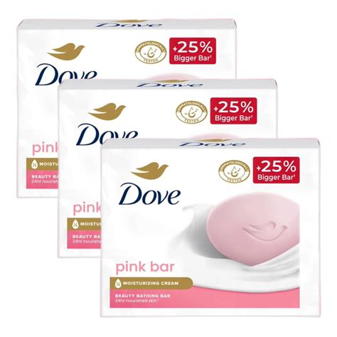 Dove Pink Beauty Bathing Bar (125g X 3) Pack of 3 – KartWalk