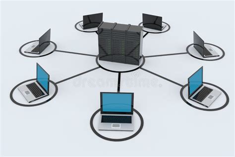 Image of a Computer Network with File Server 的图像结果