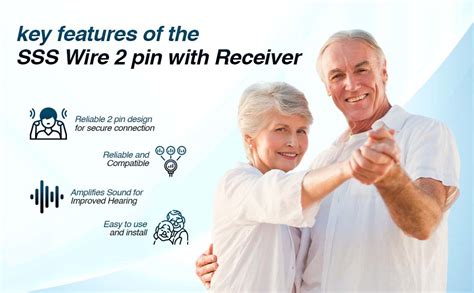 SSS Wire 2 pin with Receiver For Siemens/Auditech/Axon/Alps/S.S,Axon ...