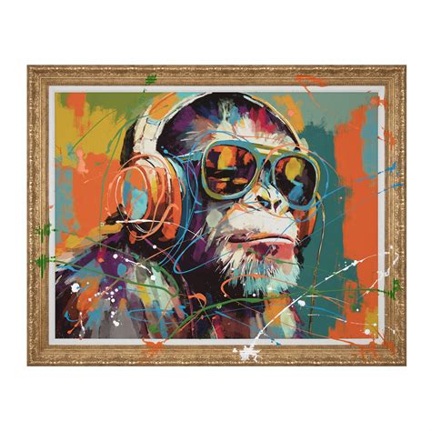 Chillin' Chimp - Original Art from West Country Galleries