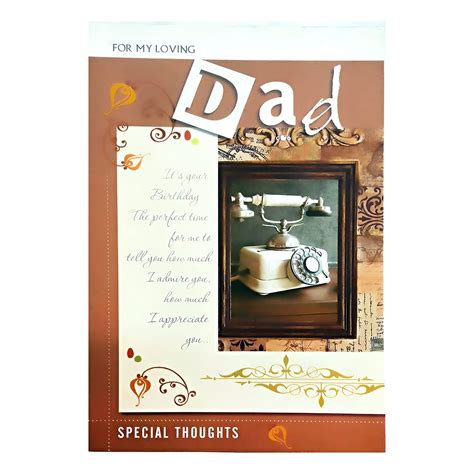 Buy GIFTICS Happy Birthday Greeting Card for her | Birthday Card to Dad ...