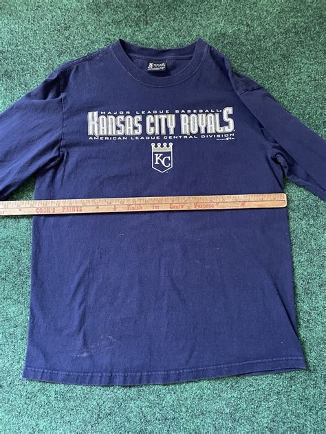 MLB Kansas City Royals Tee Gear for Sports Vintage Long Sleeve Men’s M ...