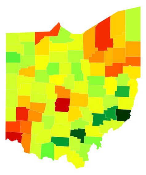 Ohio Population Map