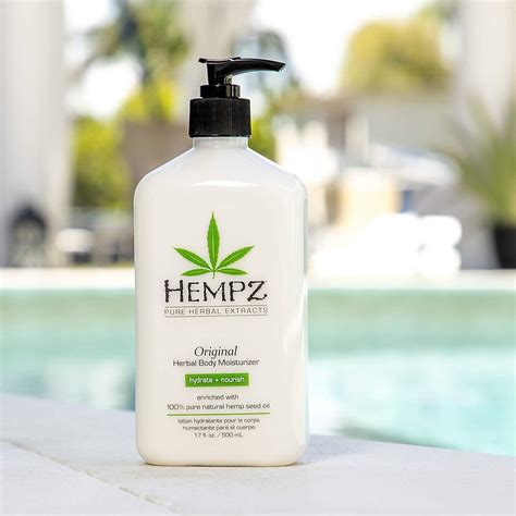 Hempz Original Body Moisturizer - Natural Hemp Seed Oil & Shea Butter ...
