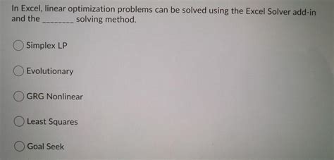 Image result for Solving Optimization Problems in Excel
