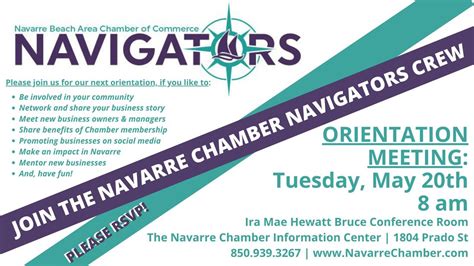 Navarre Chamber Navigators Crew Orientation Breakfast Meeting, 1804 ...